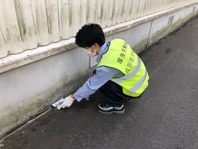 空港区域のねずみの調査