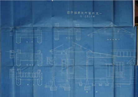 一号停留所改築の図面