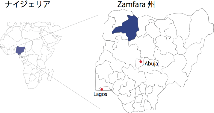 図．ナイジェリアの地図