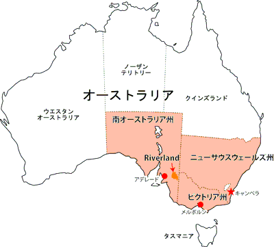 図．オーストラリアでマレーバレー脳炎の人症例