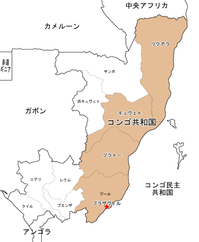 コンゴ民主共和国の都市の一覧